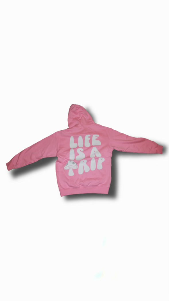 Pink Satin Lined TRIPP Hoodie