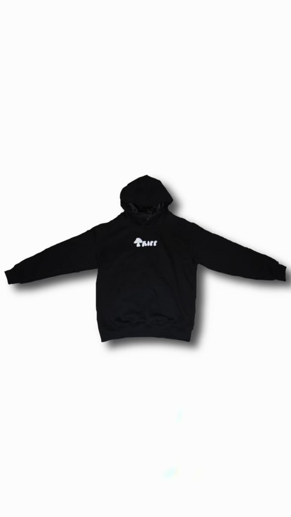Black Satin Lined TRIPP Hoodie