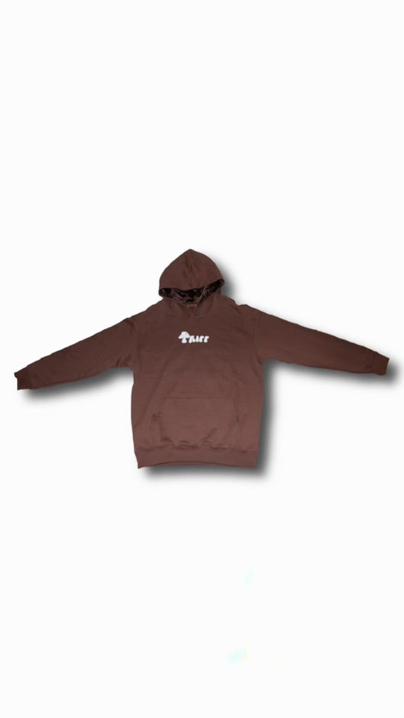 Brown Satin Lined TRIPP Hoodie